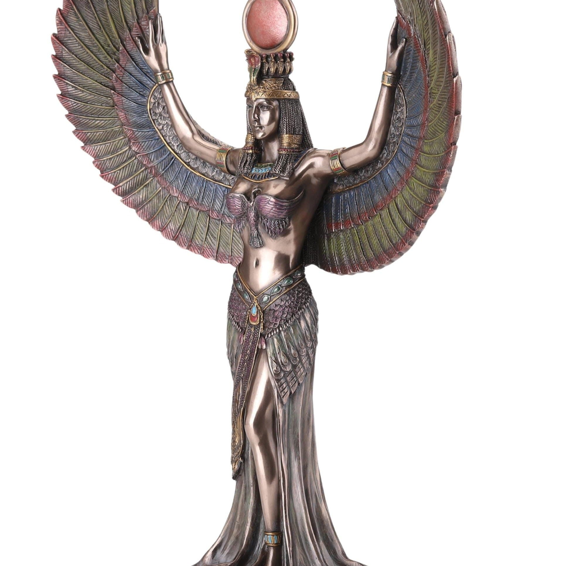 Isis The Egyptian Goddess Of Magic And Wisdom Sculpture.Ancient Egyptian Decor – Magic & Wisdom Deity