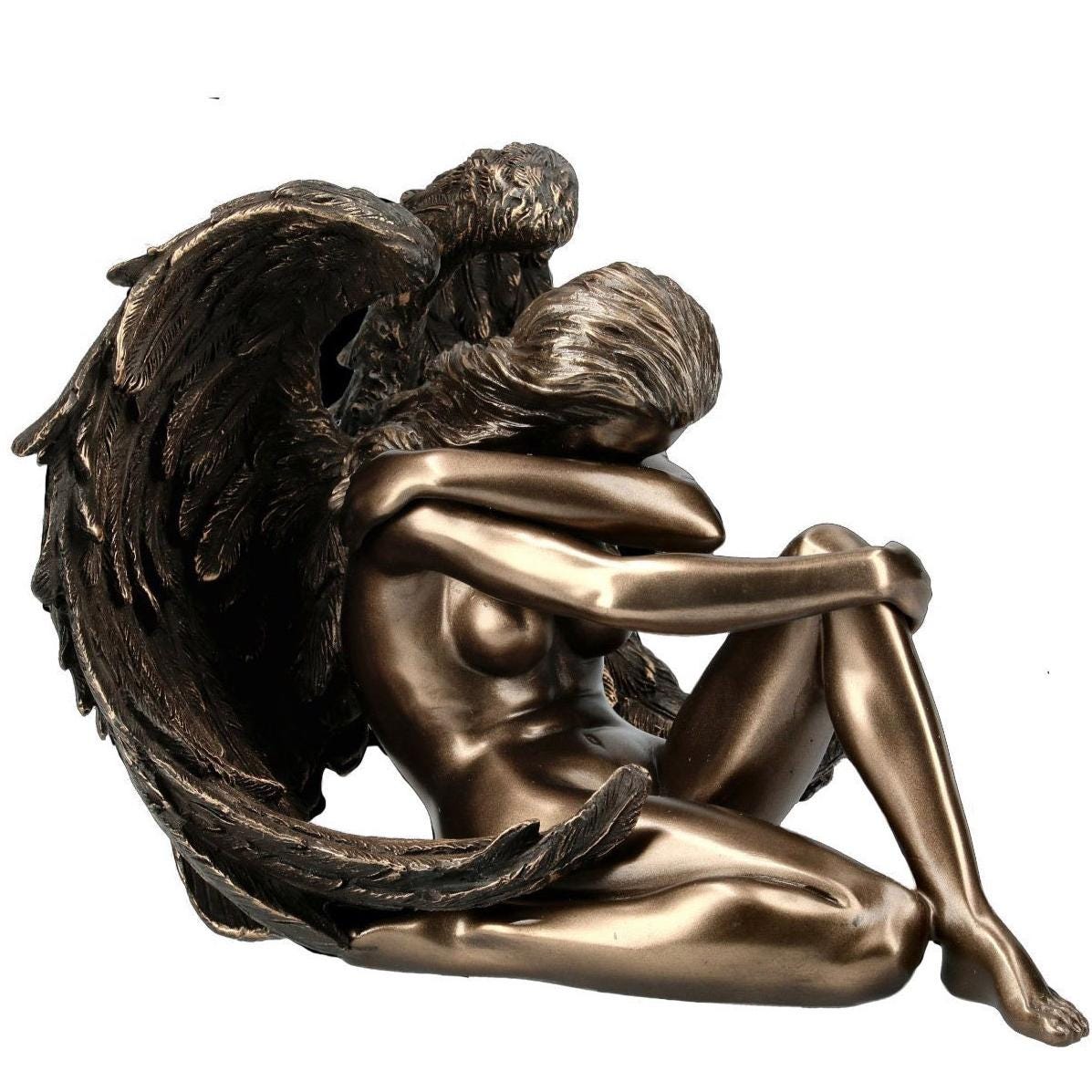 Angel Nude Statue Figurine.Angels Sorrow