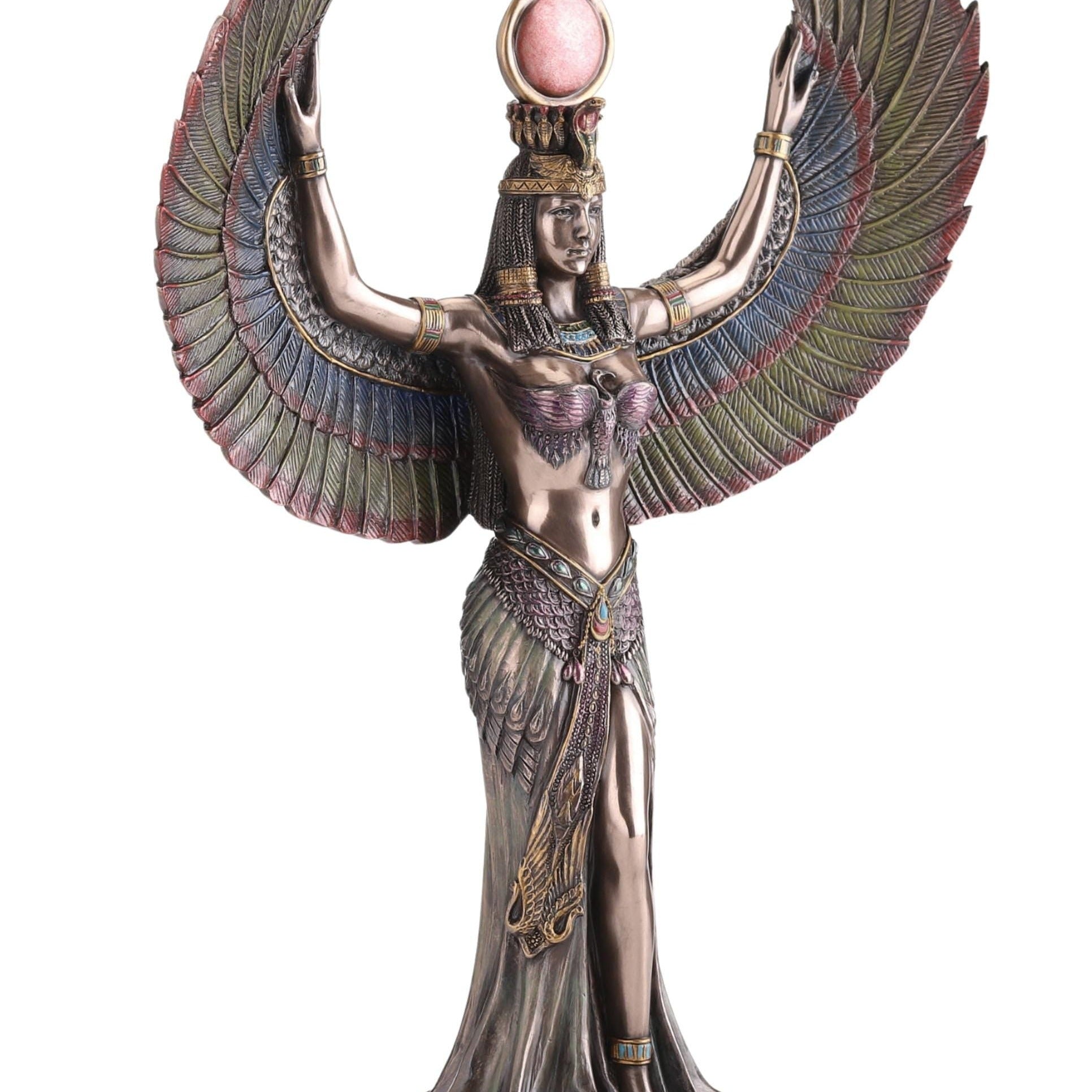 Isis The Egyptian Goddess Of Magic And Wisdom Sculpture.Ancient Egyptian Decor – Magic & Wisdom Deity