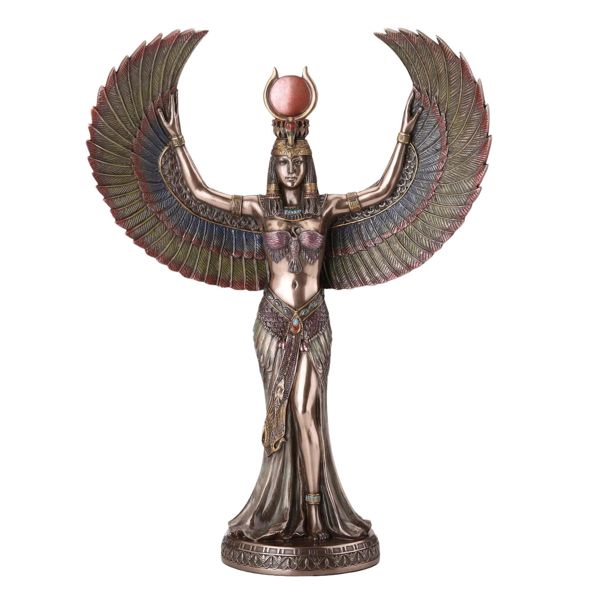 Isis The Egyptian Goddess Of Magic And Wisdom Sculpture.Ancient Egyptian Decor – Magic & Wisdom Deity