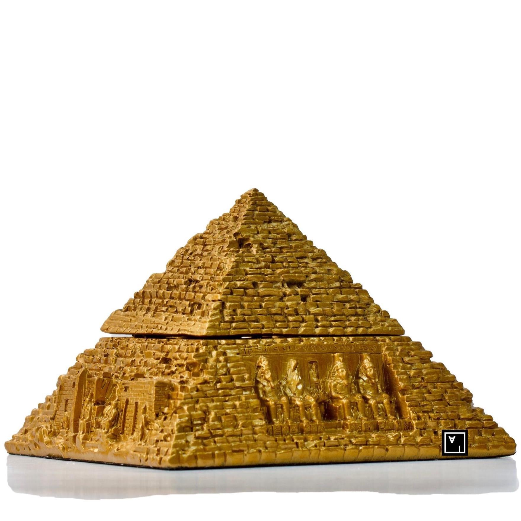 Pyramid Trinket Box: Veronese Design Bronze Finish Jewelry Box