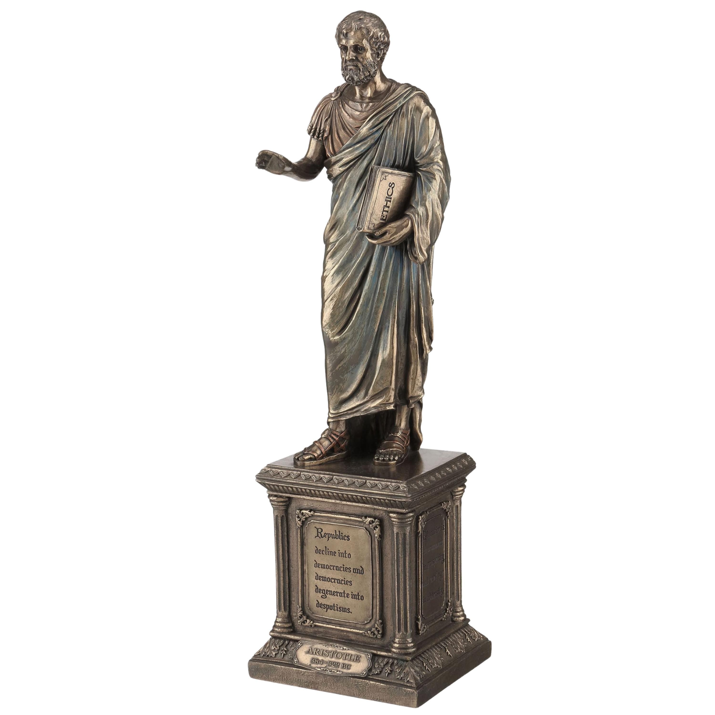 Greek Philosopher Sculptures Set | Socrates, Plato & Aristotle Statues