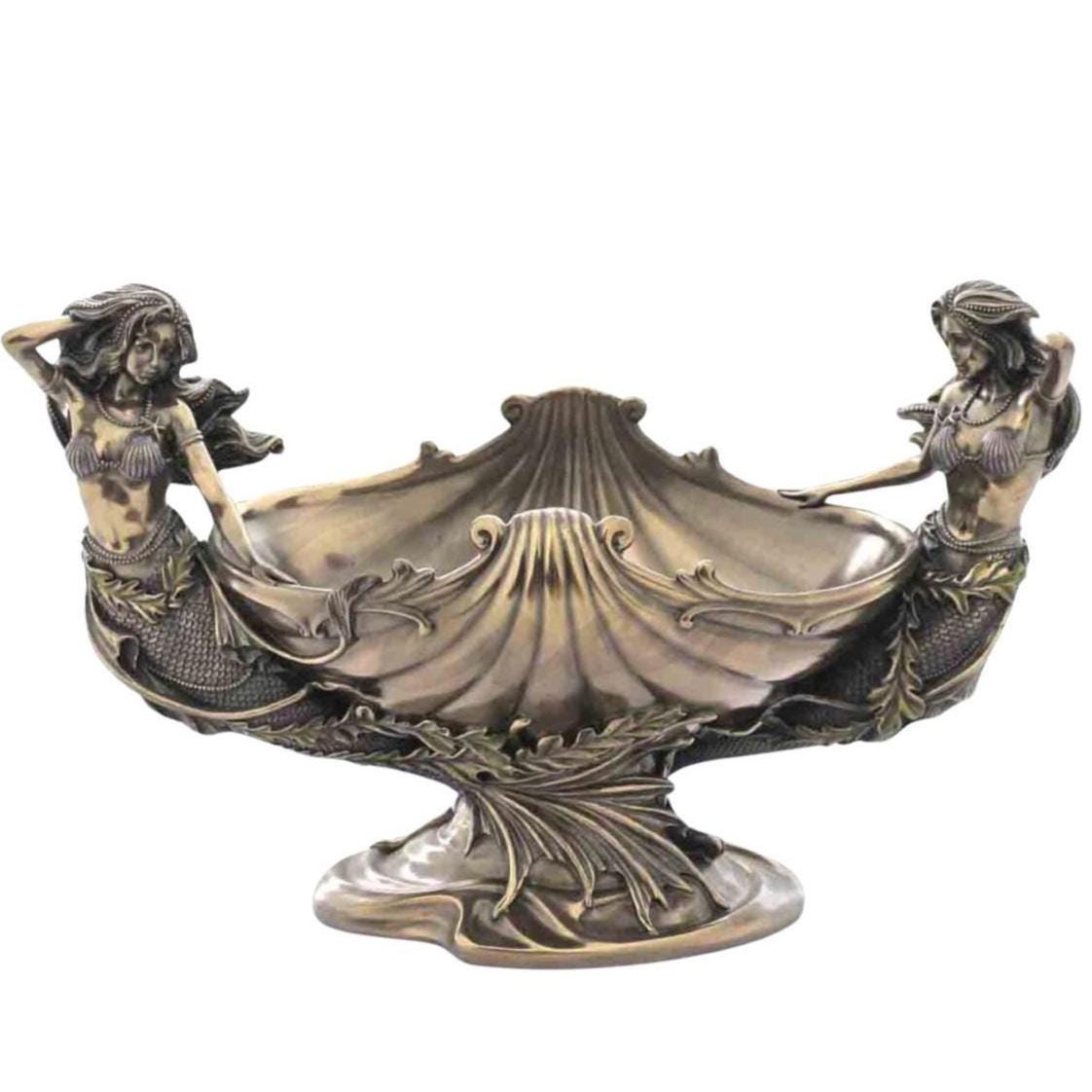 Art Nouveau Bowl with Mermaids.