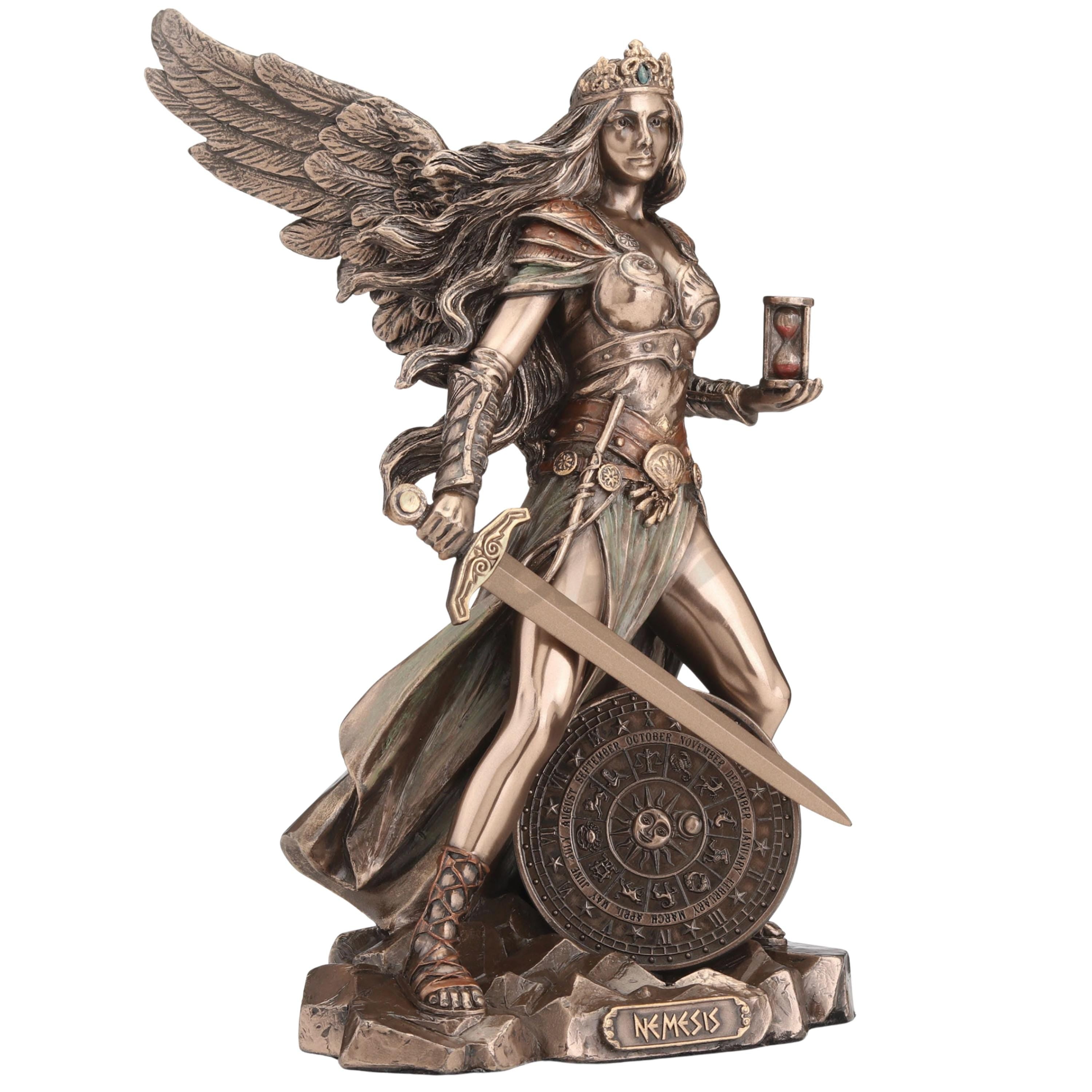 Nemesis Goddess Statue Greek Retribution Deity Mythology Statue