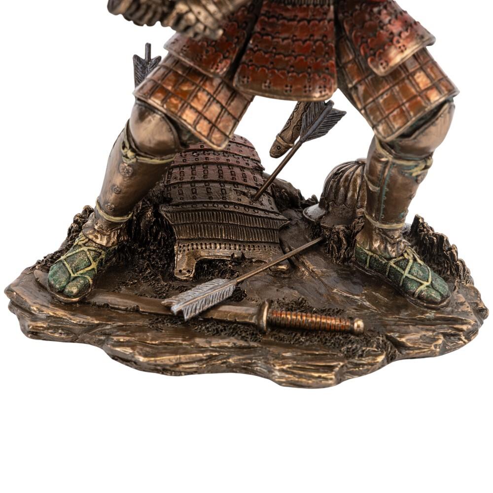 Samurai Statue Bushido Warrior with Katana Japanese Warrior Sculpture