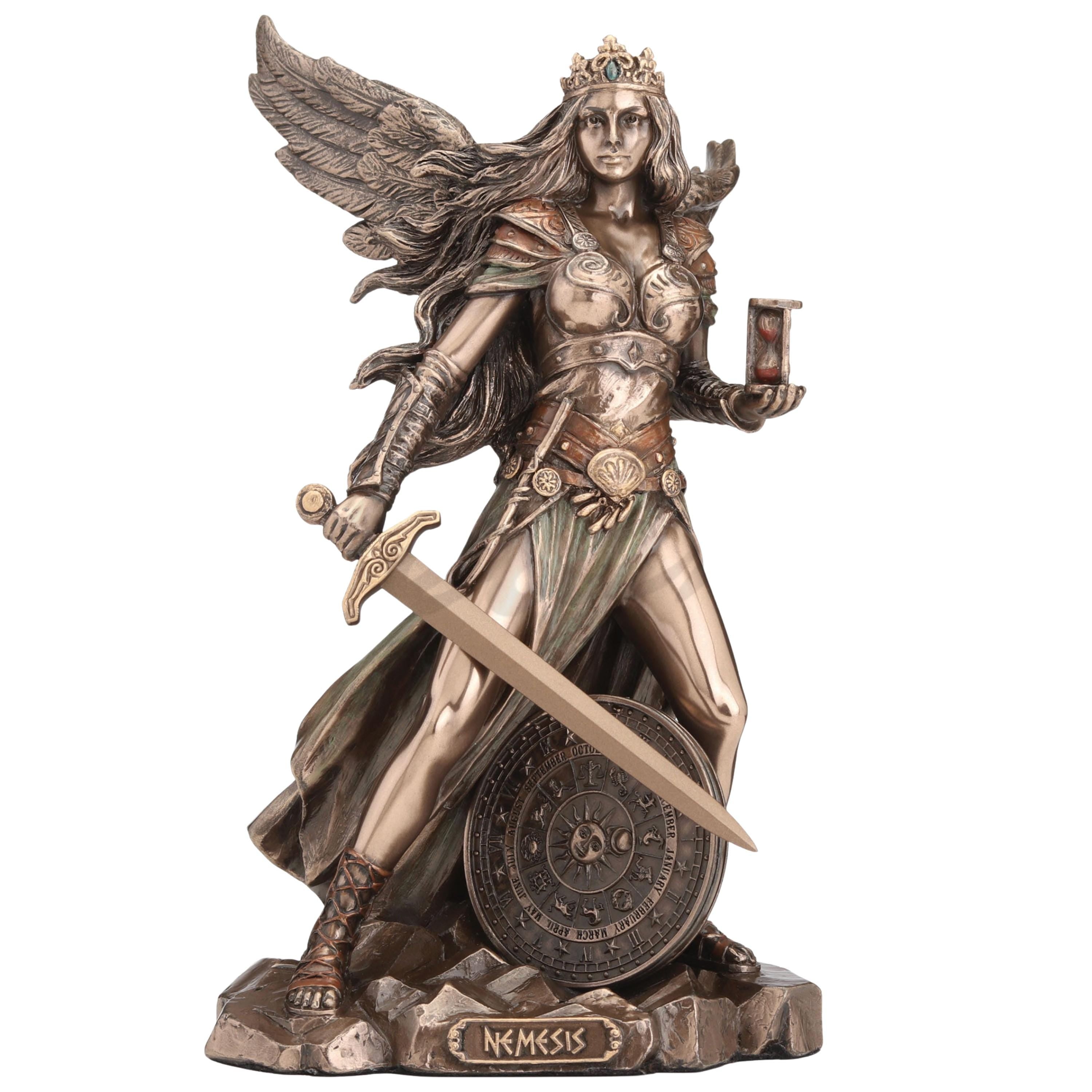 Nemesis Goddess Statue Greek Retribution Deity Mythology Statue