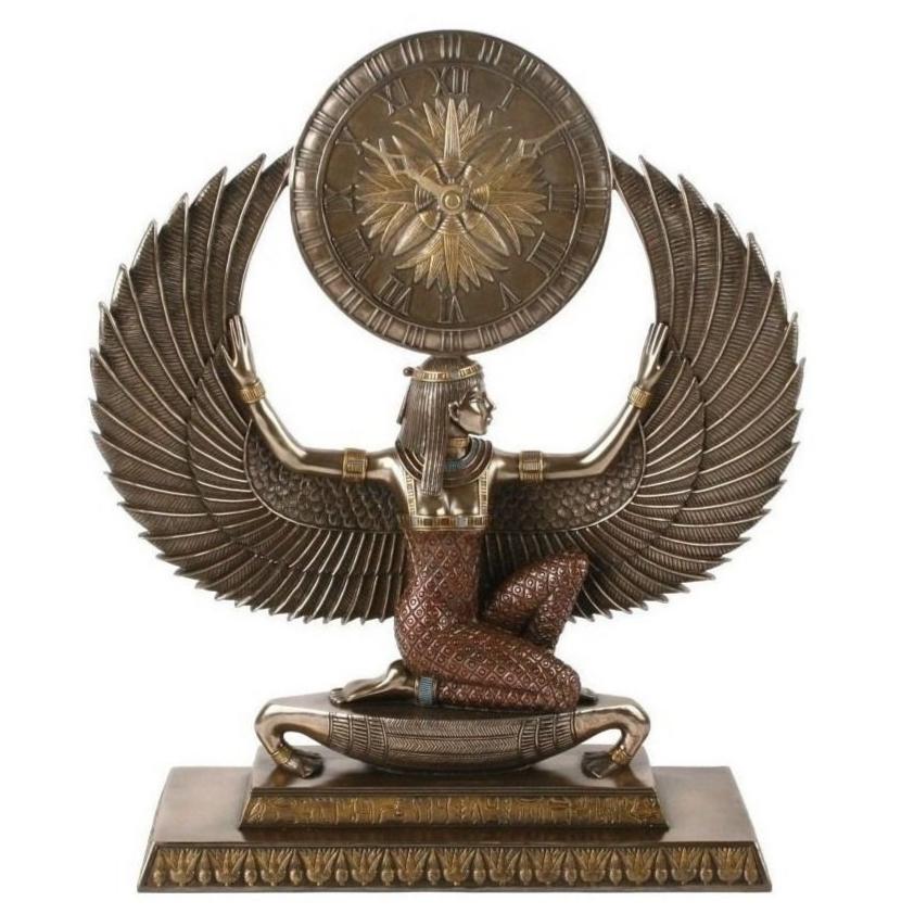 Large Egyptian Clock Isis