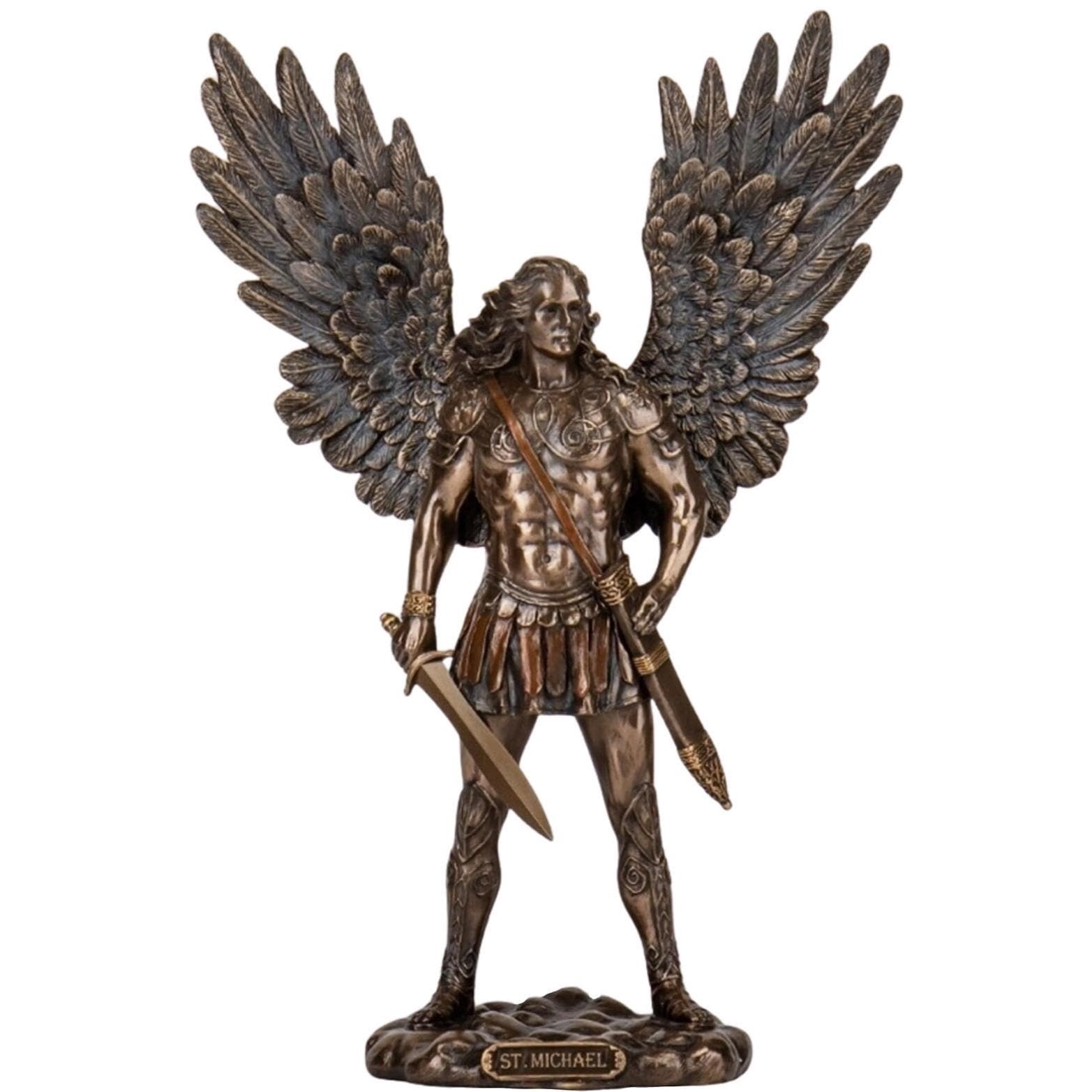 11 Inches Archangel Michael with Sword Statue