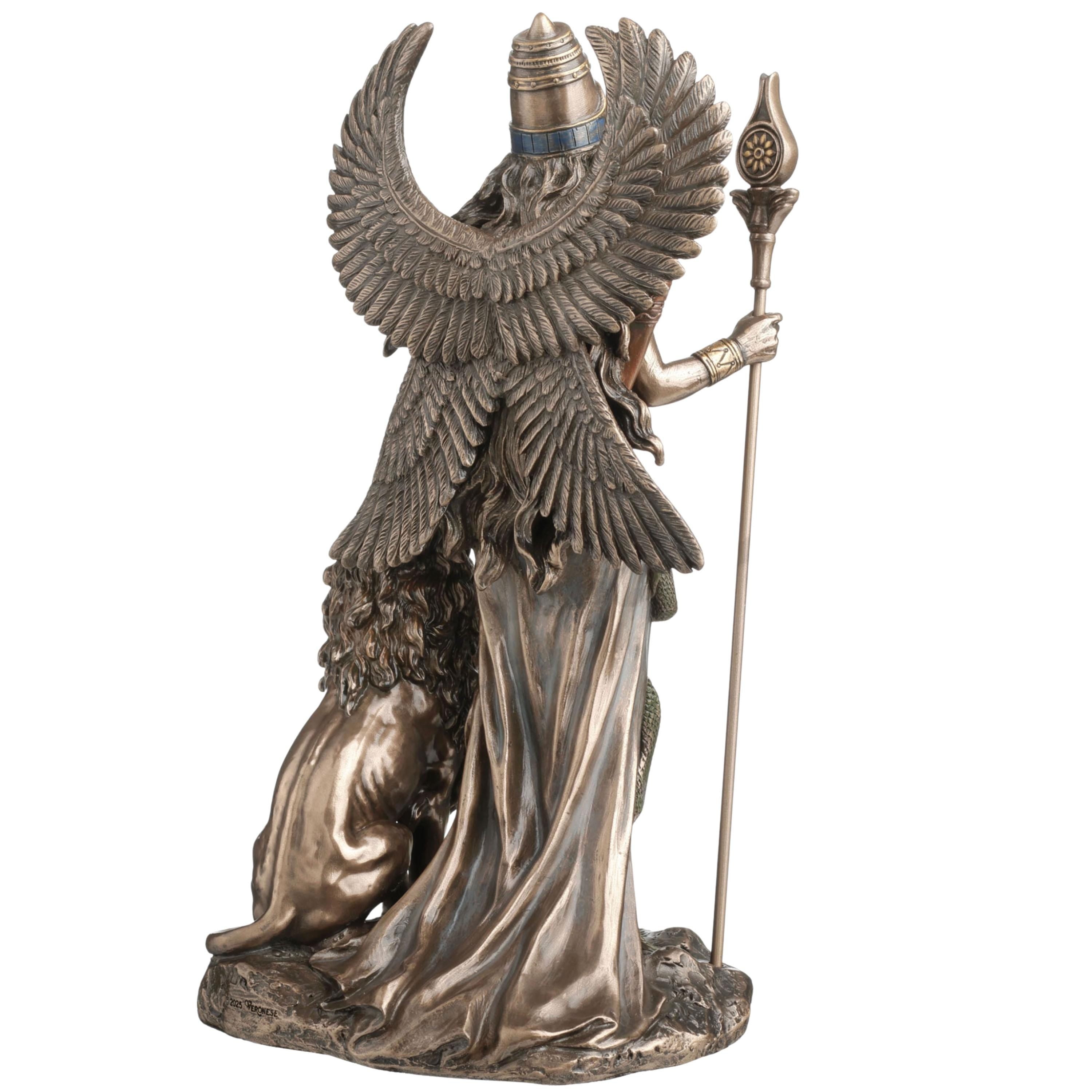 Inanna Sumerian Goddess of Love and War Statue, Ancient Mesopotamian Queen of Heaven, Pagan Altar Decor, Mythology Gift