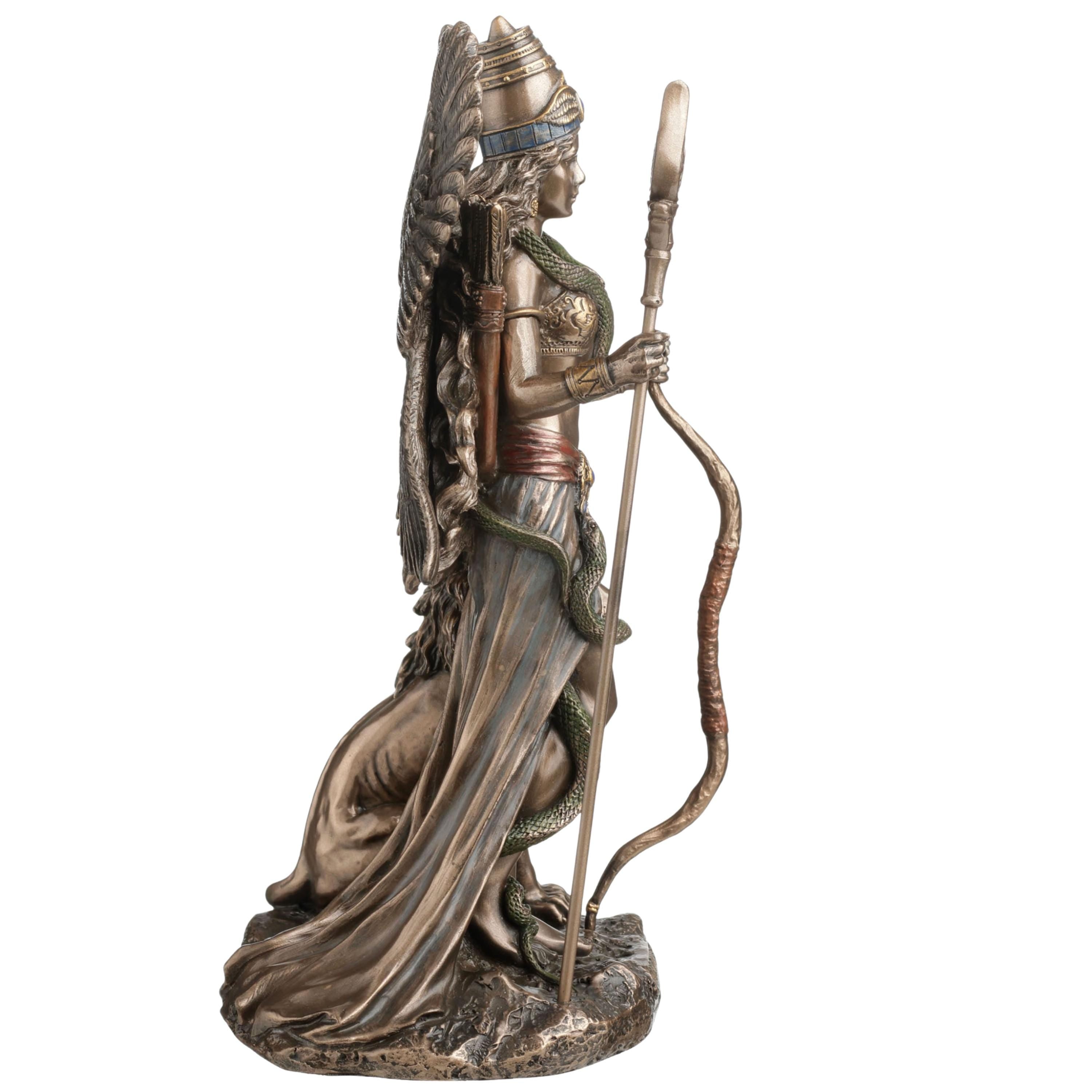 Inanna Sumerian Goddess of Love and War Statue, Ancient Mesopotamian Queen of Heaven, Pagan Altar Decor, Mythology Gift