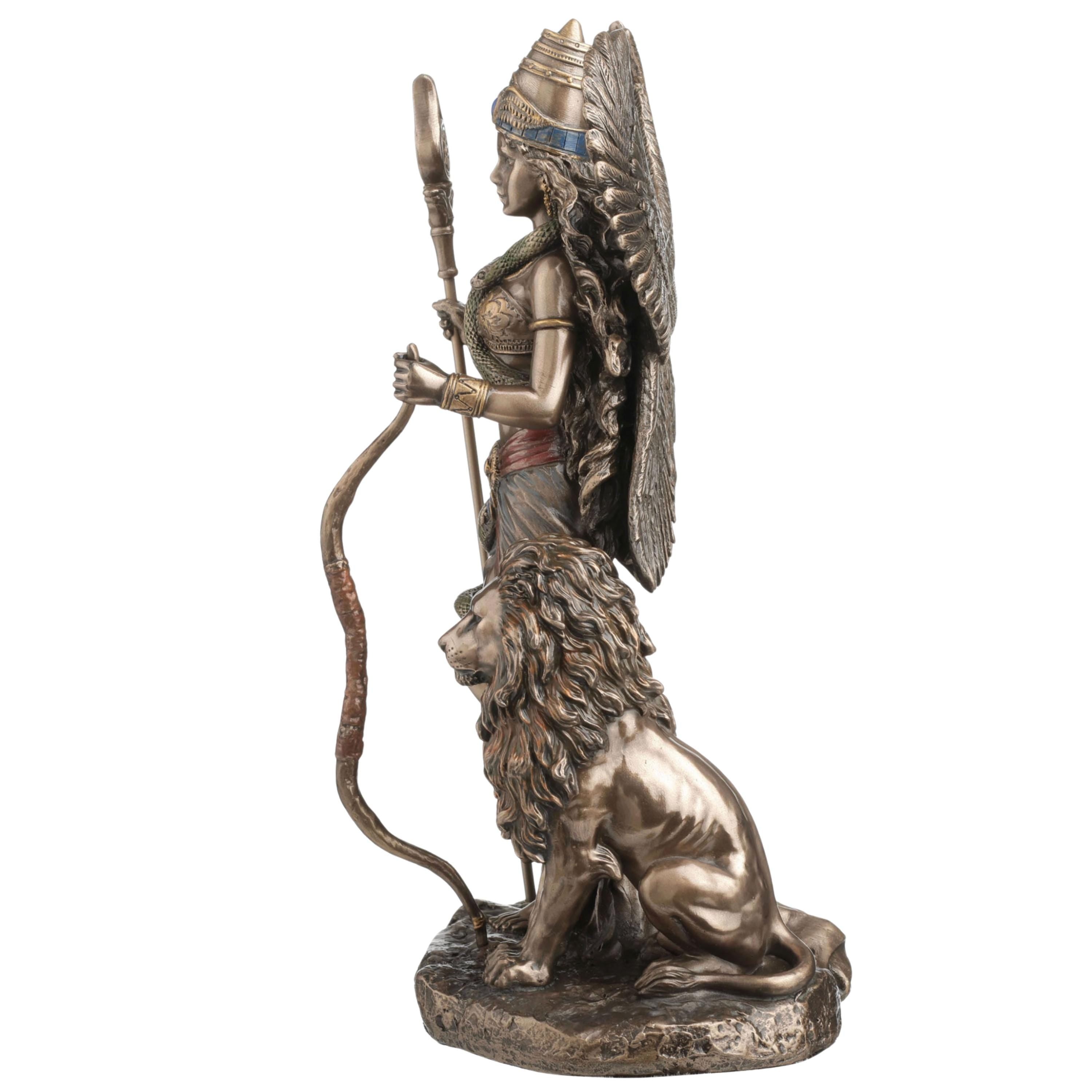 Inanna Sumerian Goddess of Love and War Statue, Ancient Mesopotamian Queen of Heaven, Pagan Altar Decor, Mythology Gift