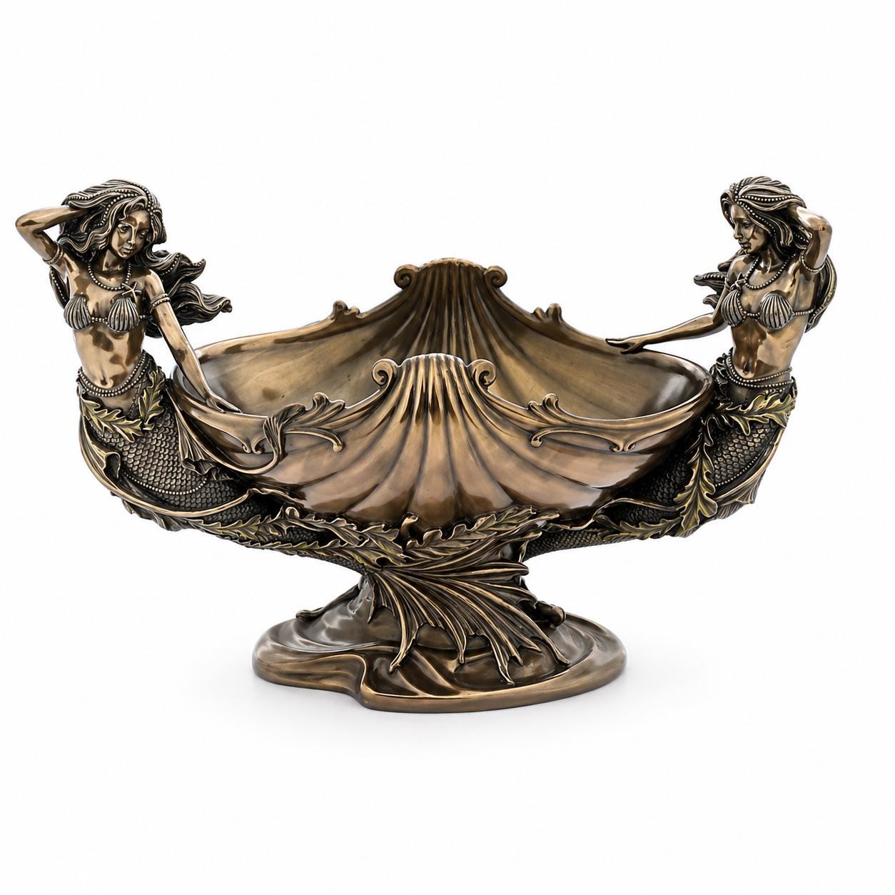 Art Nouveau Bowl with Mermaids.