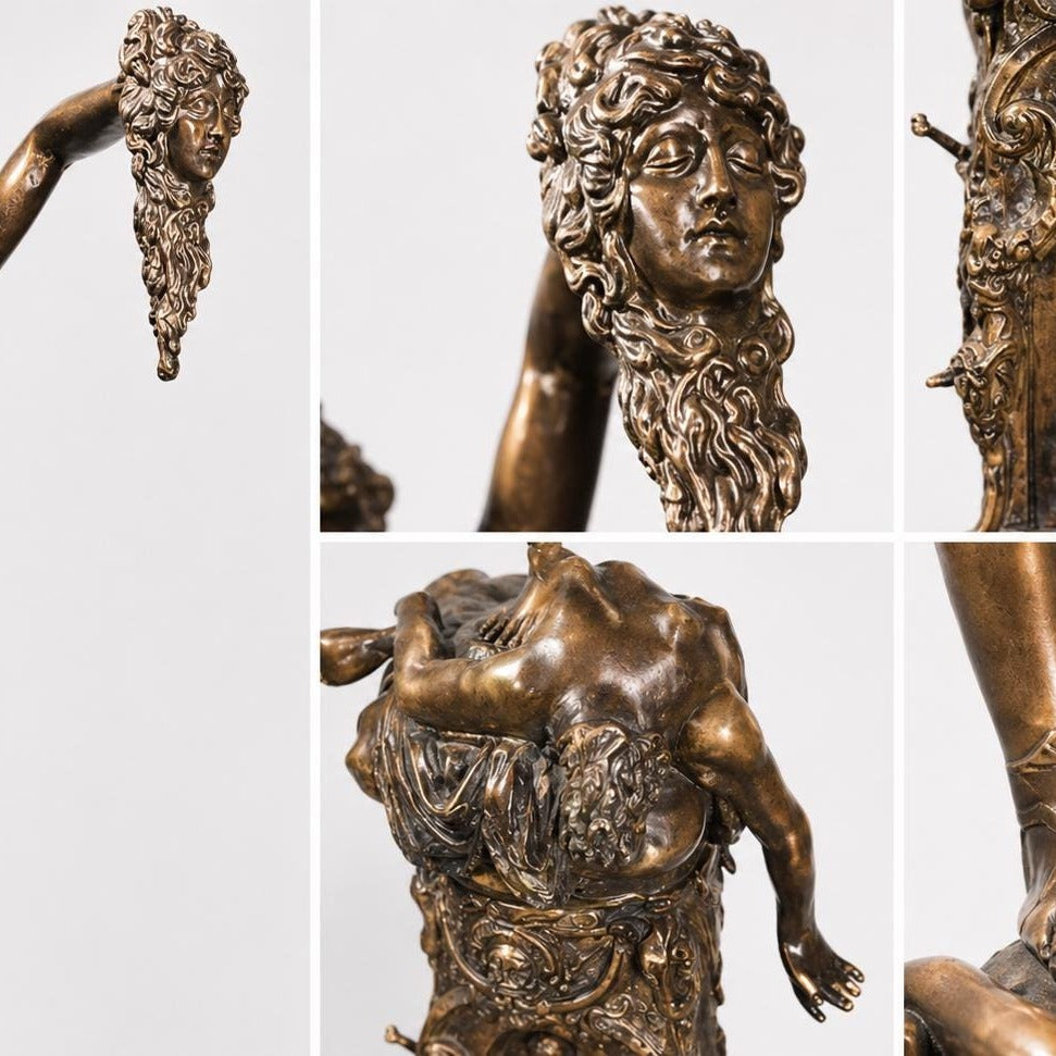 42.91 Inches Perseus With The Head Of Medusa Sculpture