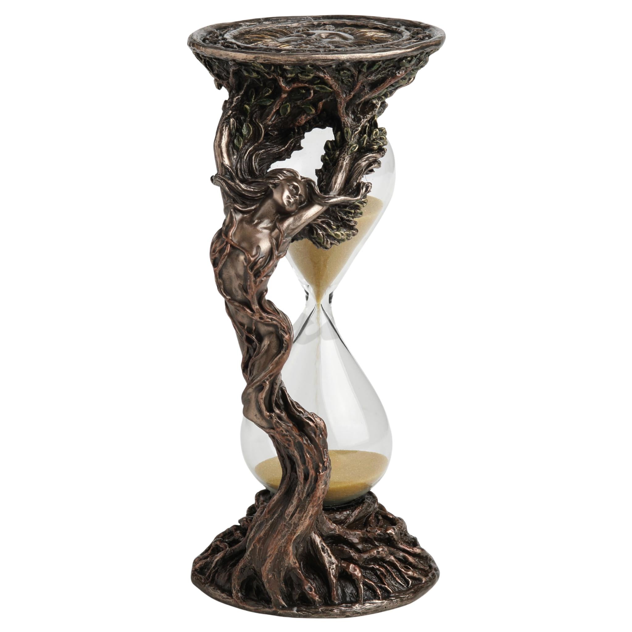Dryad Hourglass Statue, Tree Spirit Sand Timer, Greek Mythology Decor, Forest Nymph Sculpture, Fantasy Woodland Hour Glass