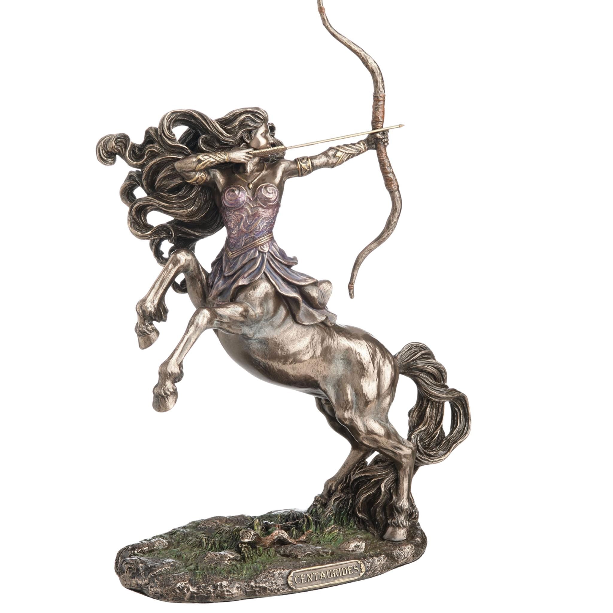 Centaurides Archer Statue, Female Centaur Sculpture, Greek Mythology Decor, Centaur Goddess Figurine, Mythological Archer Gift