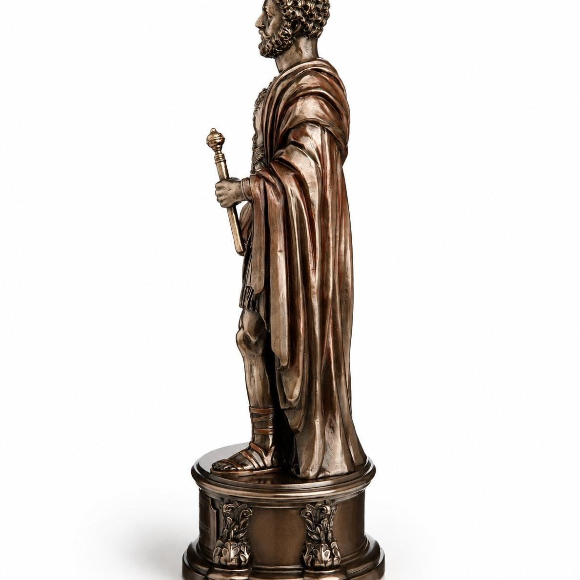 Marcus Aurelius Statue, Roman Emperor Sculpture, Stoic Philosopher Decor, Roman Warrior Bust, Ancient Rome Collectible, Meditations Gift