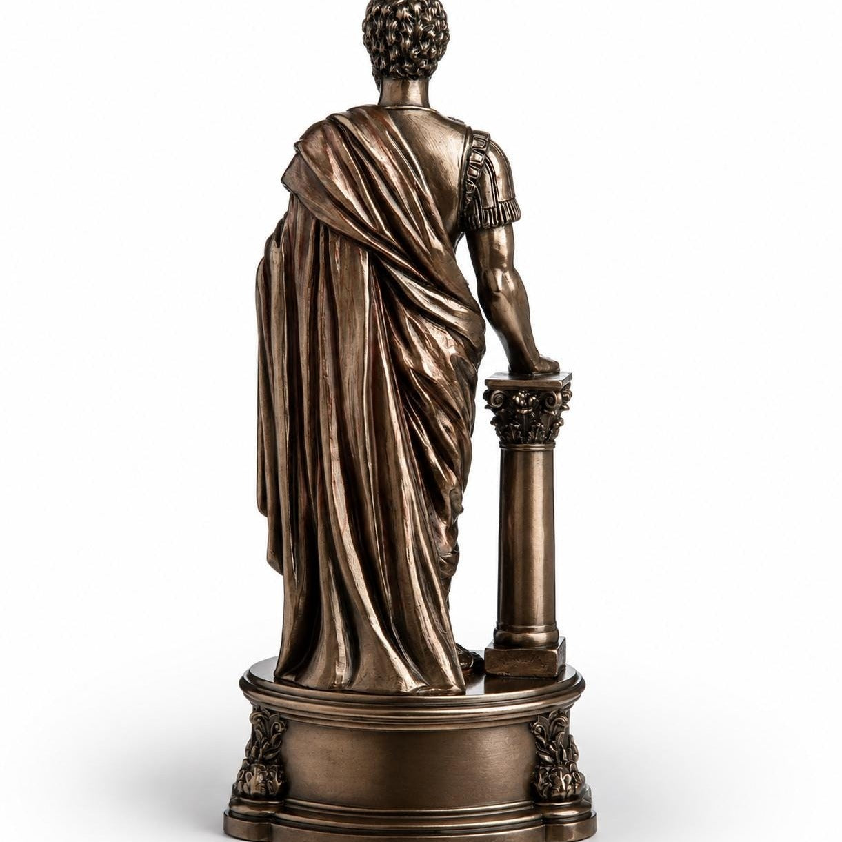 Marcus Aurelius Statue, Roman Emperor Sculpture, Stoic Philosopher Decor, Roman Warrior Bust, Ancient Rome Collectible, Meditations Gift