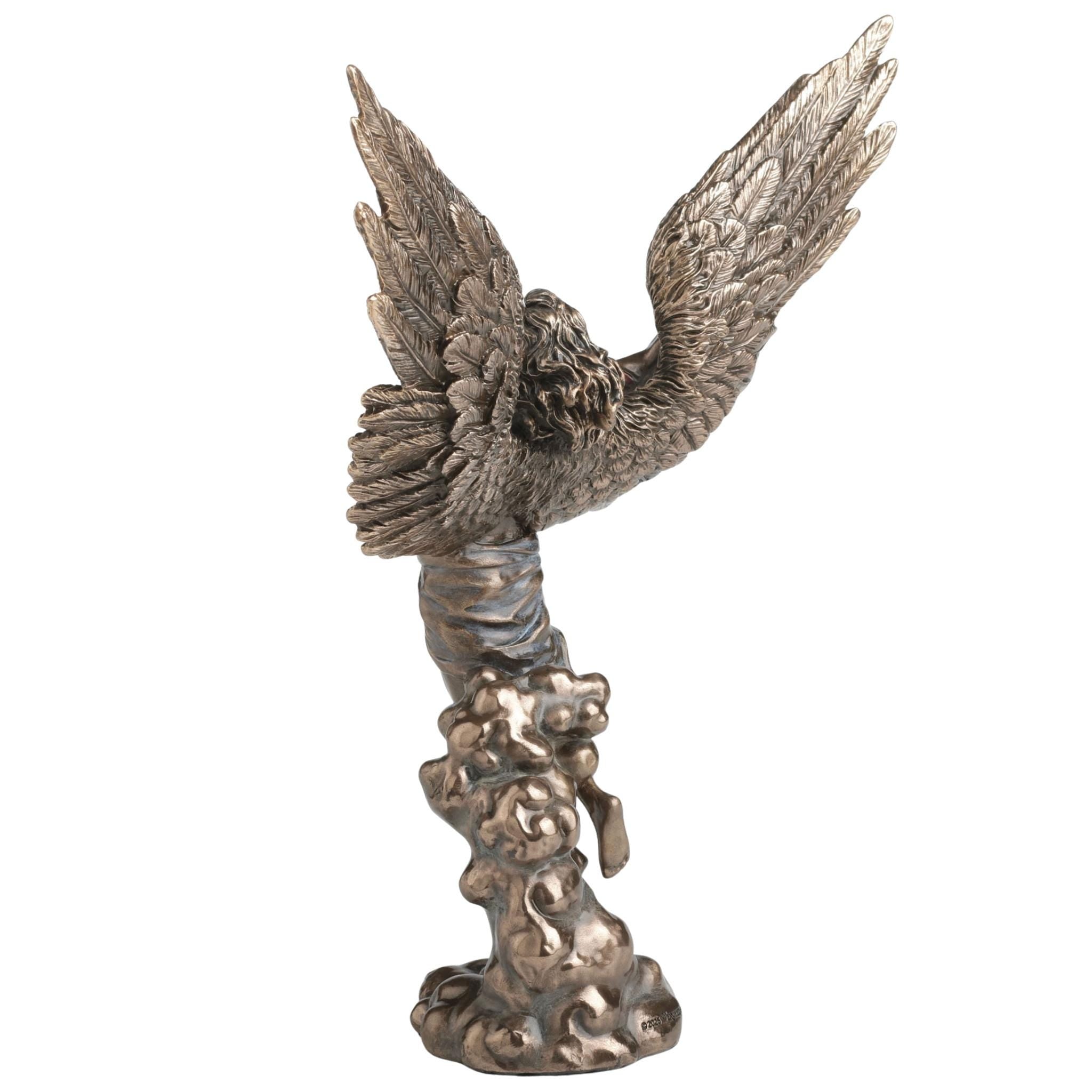 Icarus Statue Greek Mythology Sculpture, Flight of Icarus Figurine, Winged Greek God Decor, Daedalus Myth Gift