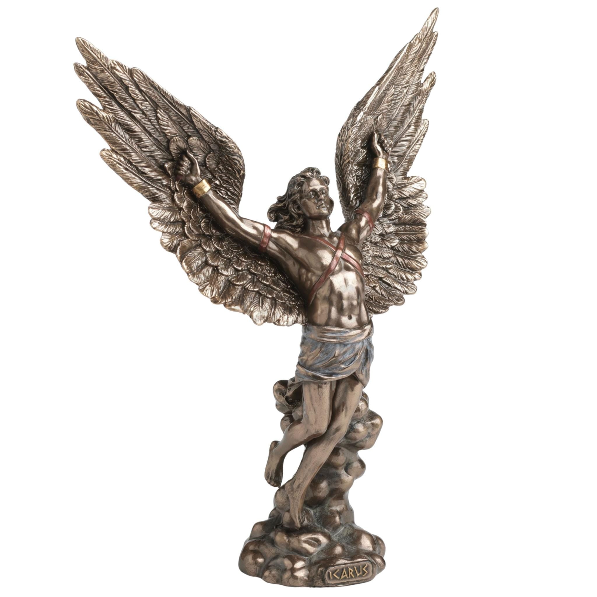 Icarus Statue Greek Mythology Sculpture, Flight of Icarus Figurine, Winged Greek God Decor, Daedalus Myth Gift