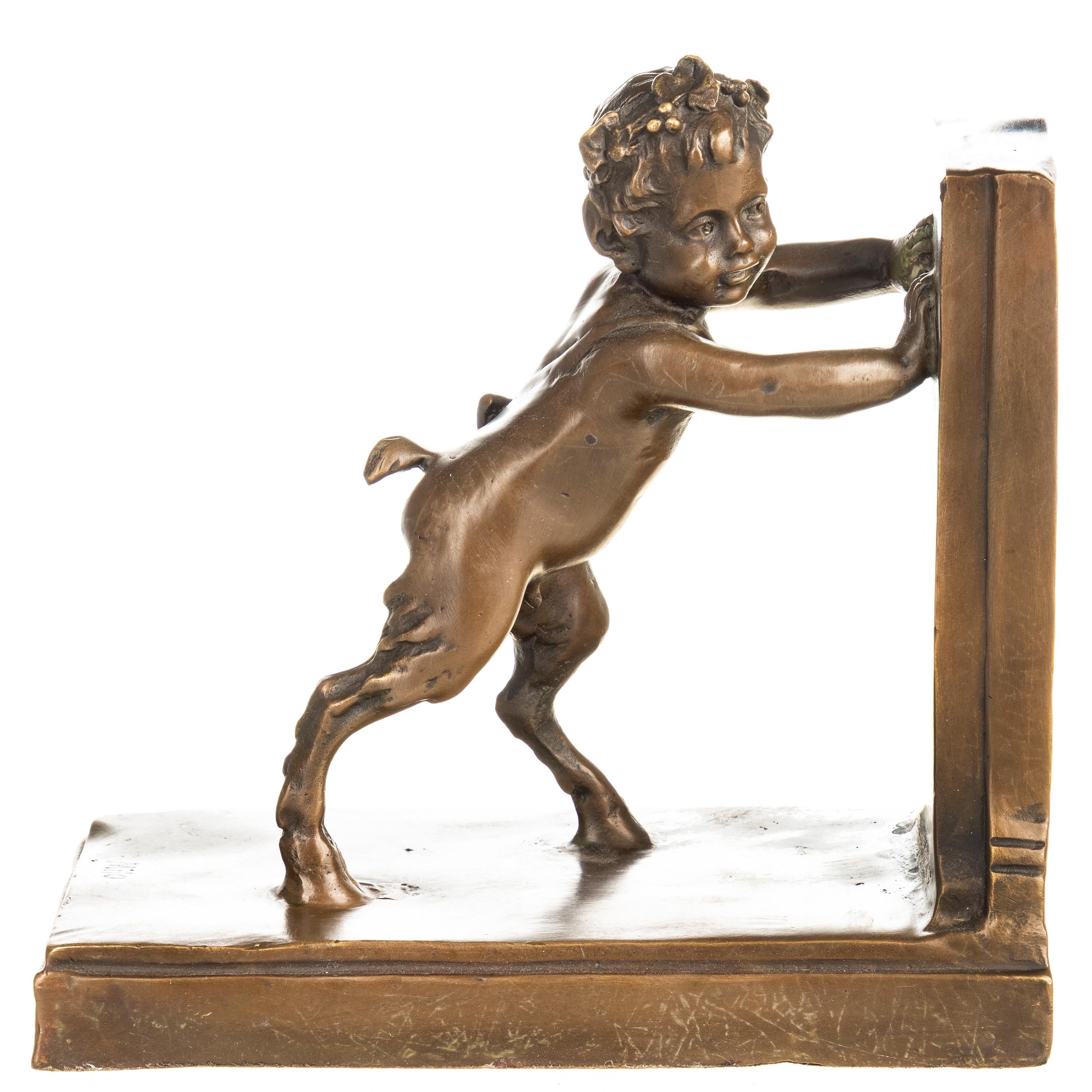 Cherub Bookend Statue | Handcrafted Bronze Decor