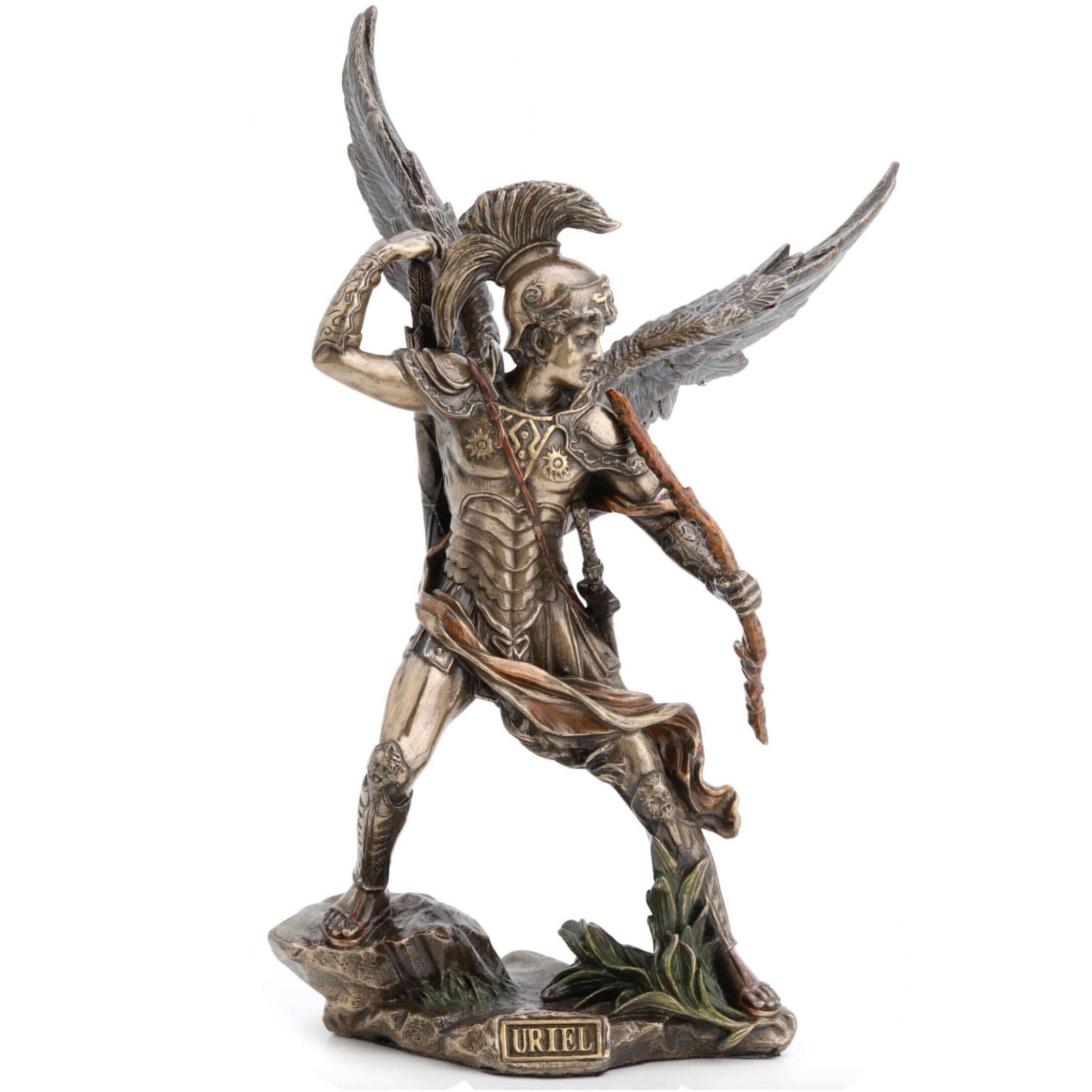13.3 Inc Archangel Uriel Statue
