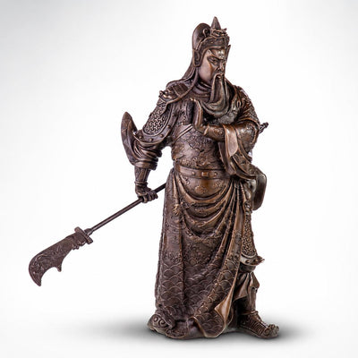 Guan Yu Warrior Statue | Handcrafted Decor | Unique Home Accent