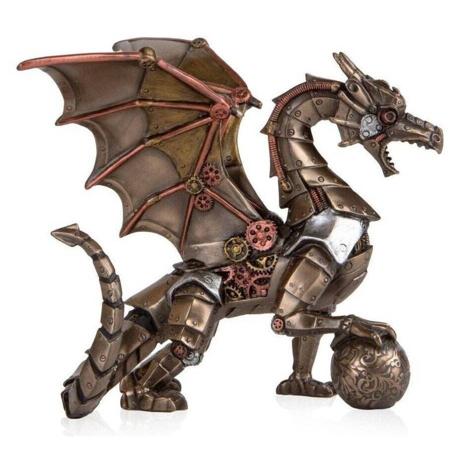 K Dragon Holding Orb | Animal Sculptures | Home Decor | Handcrafted