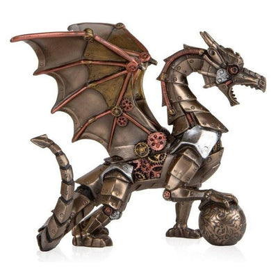 K Dragon Holding Orb | Animal Sculptures | Home Decor | Handcrafted