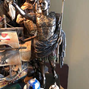 Customer photo of Augustus Of Prima Porta Statue Figurine.Augustus Caesar Statue