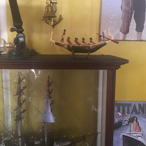Customer photo of Ancient Egyptian Rowing Boat | Handcrafted Wood Decor