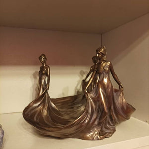 Customer photo of The Three Graces Fruit Bowl Centerpiece Art Nouveau | Vases & Bowls