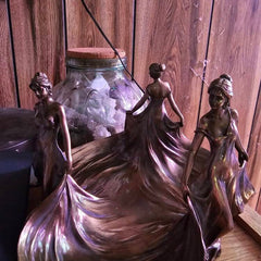 Customer photo of The Three Graces Fruit Bowl Centerpiece Art Nouveau | Vases & Bowls