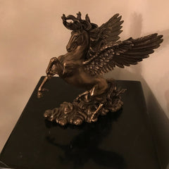 Customer photo of Pegasus Figurine Bronze Sculpture Statue Pegasus.The winged Horse
