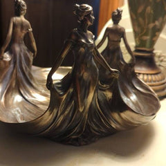 Customer photo of The Three Graces Fruit Bowl Centerpiece Art Nouveau | Vases & Bowls