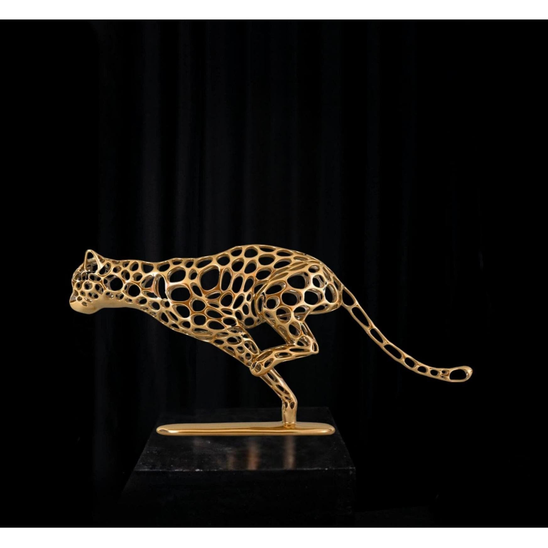 Running cheetah | Animal Sculptures | Home Decor | Handcrafted